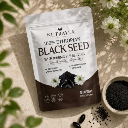 NUTRAYLA® black seed concept pouch